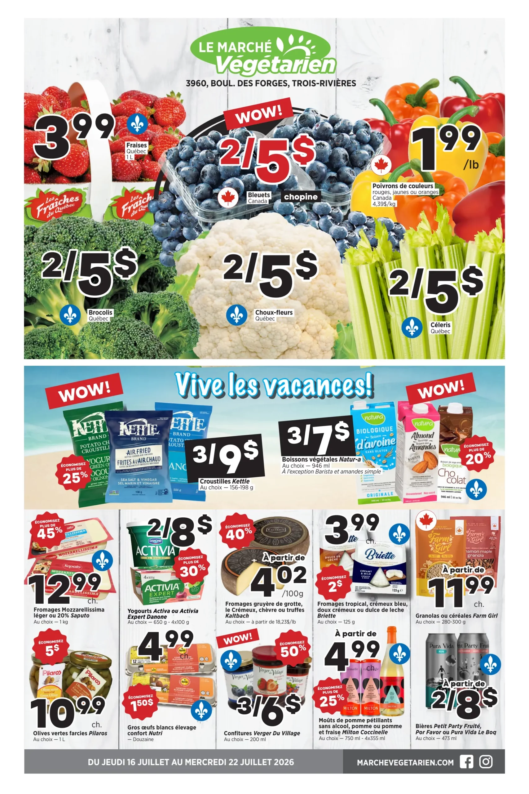 Circulaire Marche Vegetarien Du 16 Au 22 Juillet 2026 - Page 1